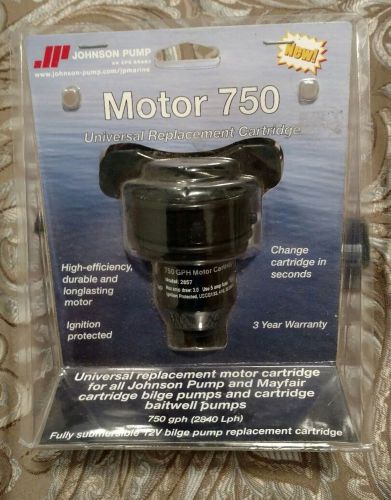 Johnson/mayfair 750gph pump motor cartridge for bilge/livewell