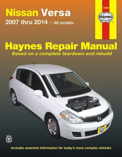 Nissan versa repair manual: 2007-2014, haynes