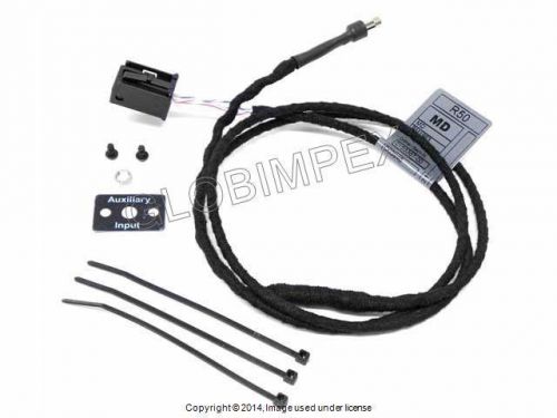 Bmw mini r50 r52 r53auxiliary audio input cable kit oem+ 1 year warranty
