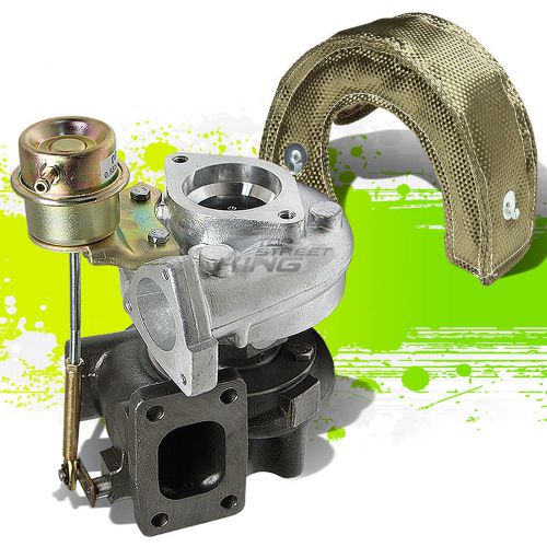 T25/28 ar.86 turbo turbocharger internal wastegate turbine+ titanium blanket