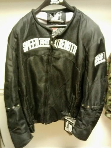 Motorcycle jacket speed and strength