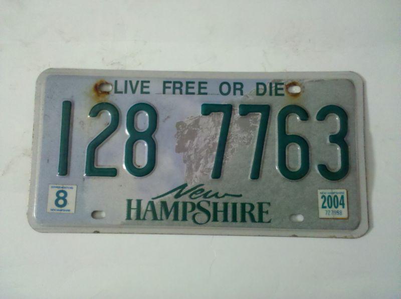 New hamshire license plate