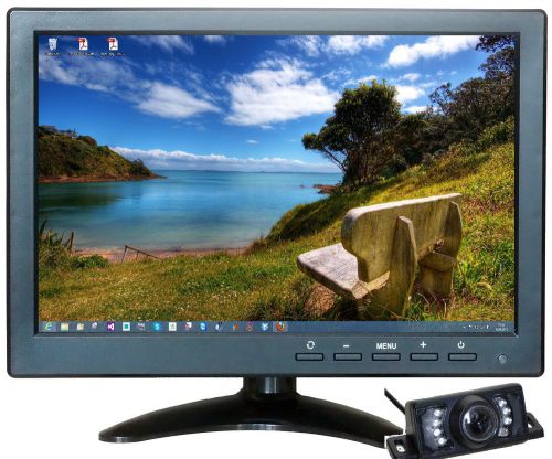 10.1&#034; multi-media player lcd display hdmi av bnc vga tft led monitor camera ua