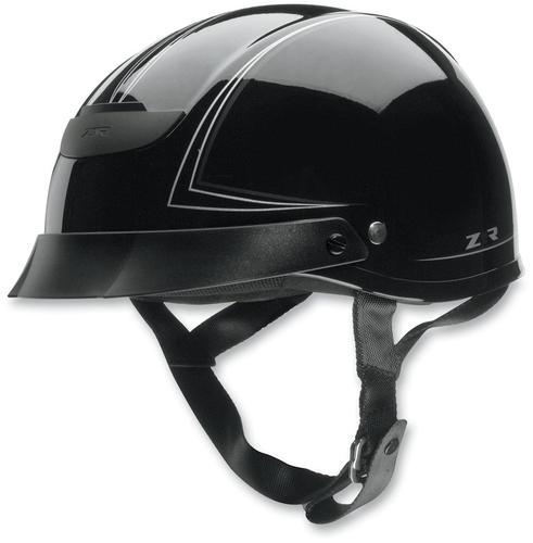 Z1r motorcycle vagrant pinstripe helmet black size medium