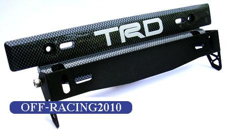 Trd racing : license plate frames frame tag holder drag