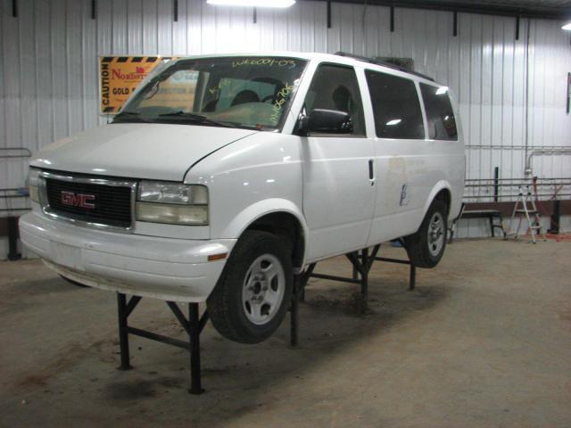 2003 gmc safari van rear seat belt & retractor only 3rd row left gray