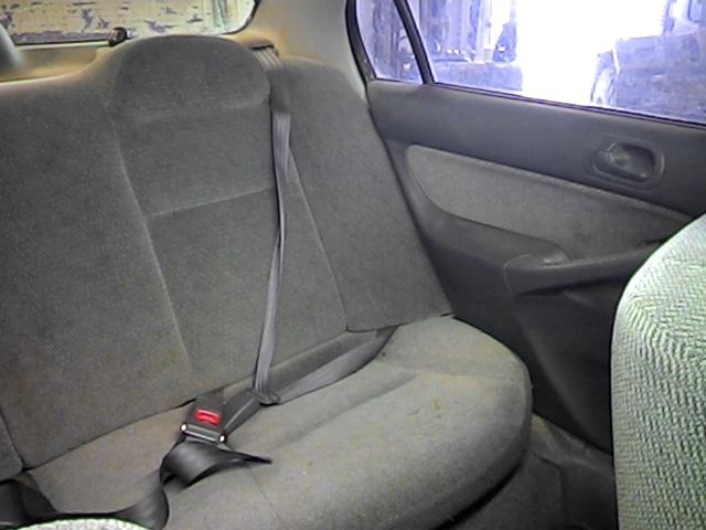 1996 honda civic rear seat belt & retractor only lh driver gray