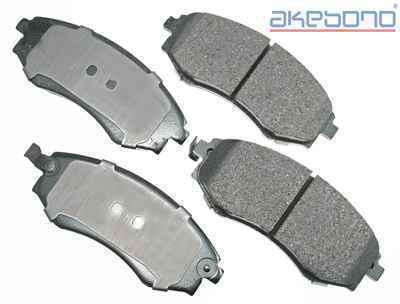 Akebono act700 brake pad or shoe, front-proact ultra premium ceramic pads