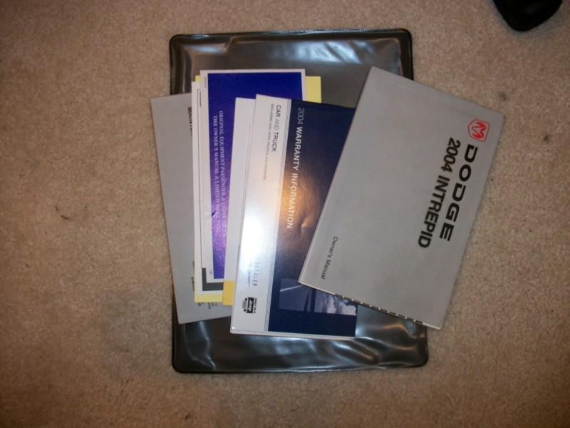 2004 dodge intrepid complete owners manual set,kit,portfolio,04