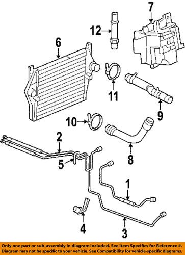 Dodge oem 5093491ab transmission oil cooler-coupling