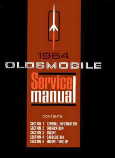 1964 olds repair shop manual dynamic 88 jetstar 88 f85 cutlass super 88 & 442