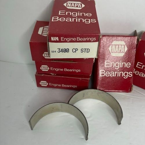 Napa 3400cp connecting rod bearings  ford 1970 - 1982 -  qty 6