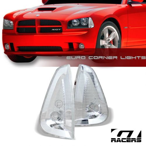 For 2005/2006-2010 dodge charger chrome turn signal parking corner lights lamps