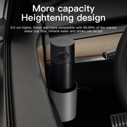 4 pcs car door cup holder for tesla model 3 y special door cup storage box rack