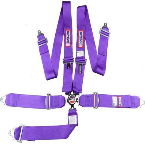 R.j.s. safety equipment 1034908 5-point cam-lock racing harness purple