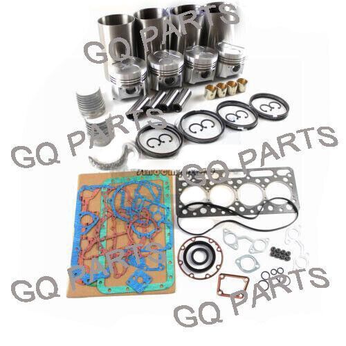 V2003 v2003t for kubota engine overhaul rebuild kit bobcat 337d 341d excavator