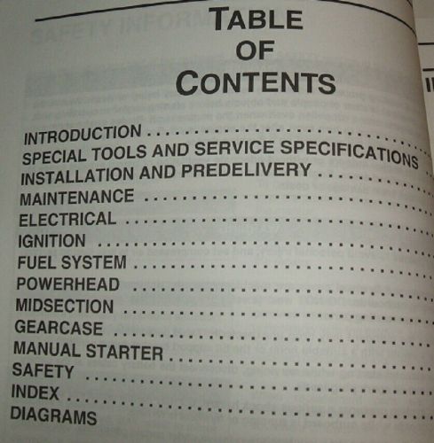 Johnson 3.5 6 8 hp service manual outboard 2 stroke