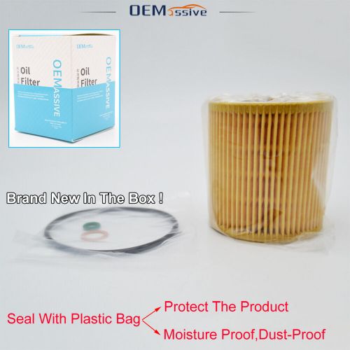 3x for bmw e60 e82 e88 e92 f06 f10 f22 f30 engine oil filter kit 11 42 7 566 327