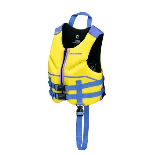 Sea-doo 2870040626 sea-doo freedom kids pfd md hi-vis yellow