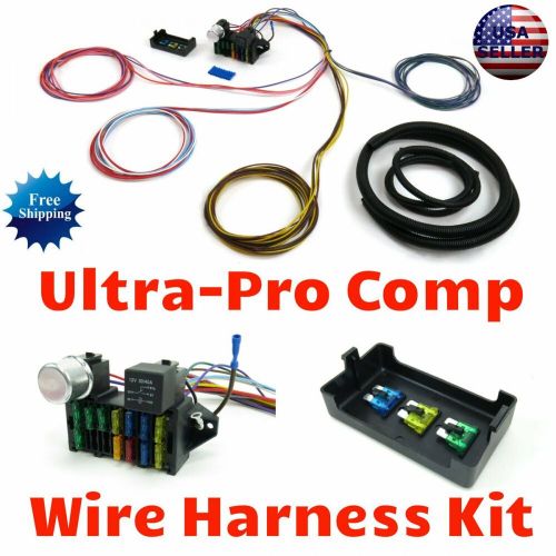 1966 - 1970 ford falcon ultra pro wire harness system 12 fuse in package coded