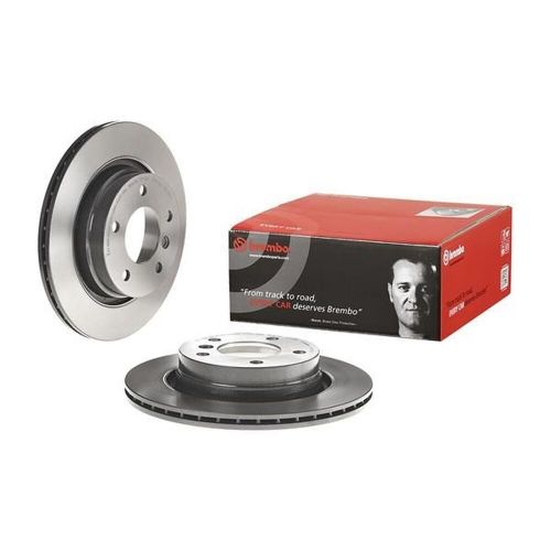 Brembo rear pair vented uv coated brake discs 09.7702.11 - fits bmw