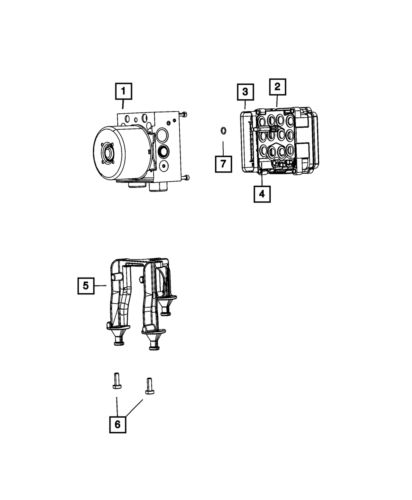 Genuine mopar torx head screw 5189423aa