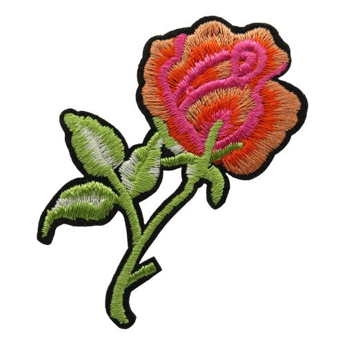 Rose patch patch rockabilly ironing patch western country cowboy retro style-