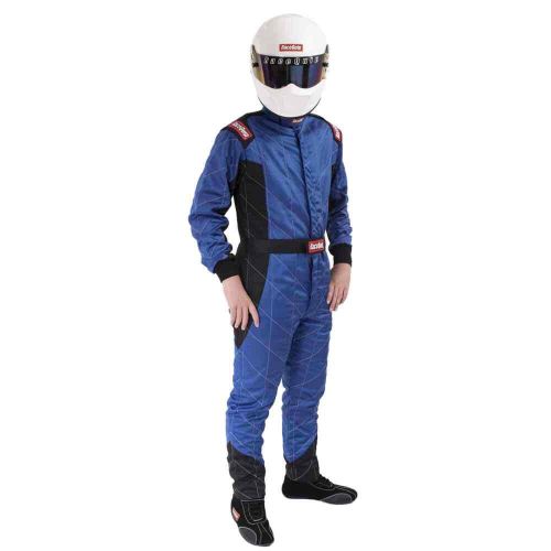 Racequip 130928 chevron-1 single layer driving suit sfi 3.2a/1 certified xxx-lar