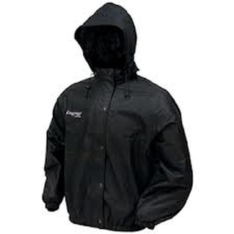 Frogg toggs pro action rain-jacket womens waterproof rainjacket, black, xl