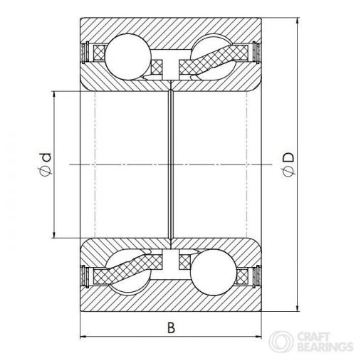 Vkba3786 (craft quality) compatible wheel bearing kit to fit daewood application