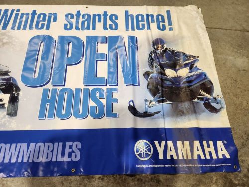 Yamaha dealer snowmobile banner sx viper mountain max 700 open house