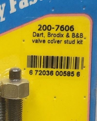 Arp 200-7606 dart brodix &amp; b&amp;b valve cover stud kit