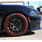 Permanent tire lettering sticker red nitto 1.06&#039;&#039; 14&#039;&#039;-22&#039;&#039; 4 sets wheel sticker