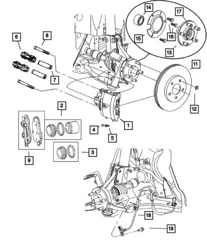 Genuine mopar brake rotor magneti marelli 2amv3038aa