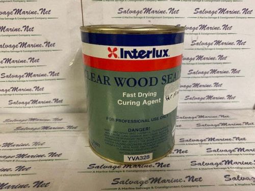 Interlux #yva328 clear wood sealer - fast drying curing agent - one u.s. quart