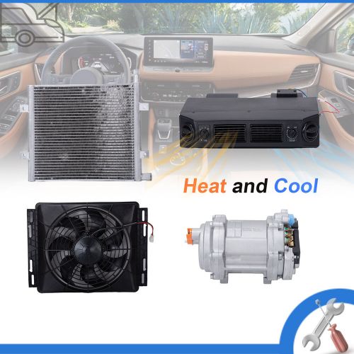 New underdash electric air conditioning universal 12v cool&amp;heat a/c kit auto car