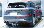 For porsche cayenne turbo 2019-2023 gt dry carbon fiber rear diffuser lip