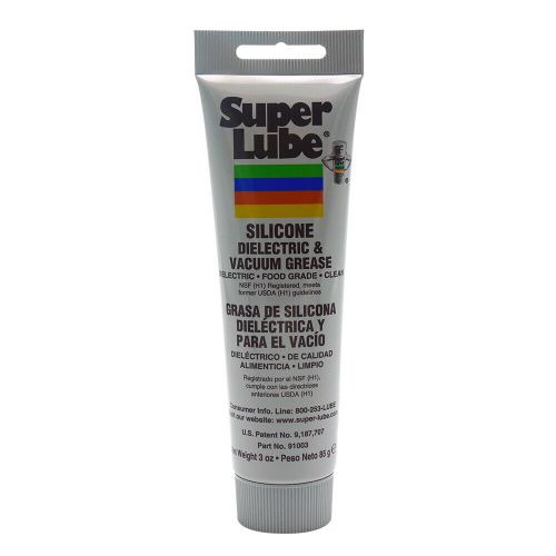 ​super lube silicone dielectric &amp; vacuum grease - 3oz tube - nlgi grade 9100