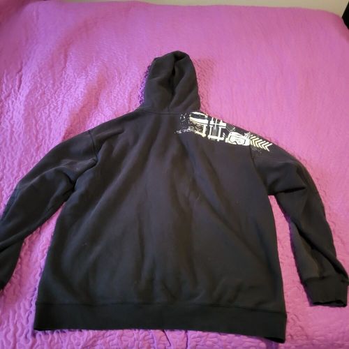 Ski-doo full zip x-team hoodie x-large men’s xl black