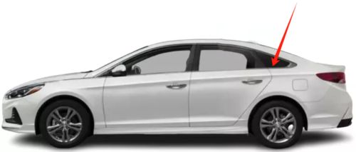 Fits 2015-2019 hyundai sonata driver left  quarter  window glass