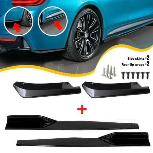 For toyota sequoia front bumper splitter spoiler body kit side skirt rear lip