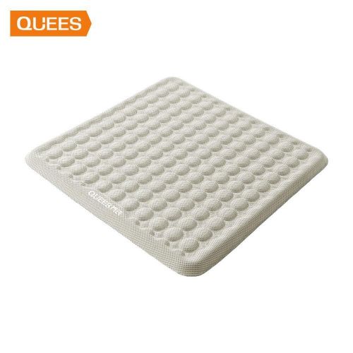 Tpr cold gel car seat cushion, cooling seat cover car, breathable 36x36cm.