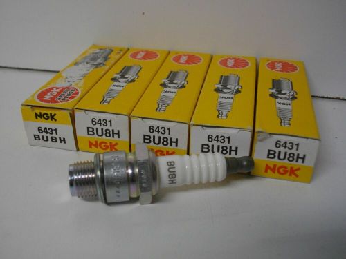 Ngk bu8h / 6431 spark plug surface gap pack of 5 each outboard marine boat