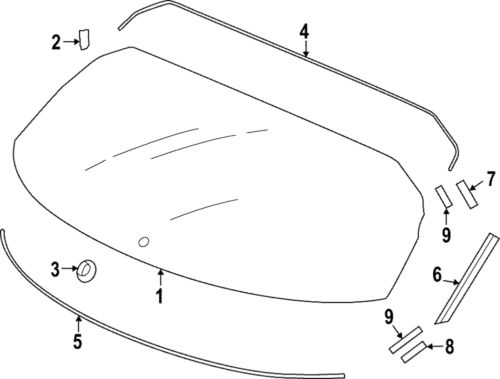 Genuine honda dam 73265-3w0-a01