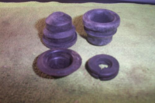 Small lot of rubber plugs and grommet