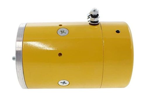 New premium snow plow motor 12 volts two terminal insulated cw compatible rep...