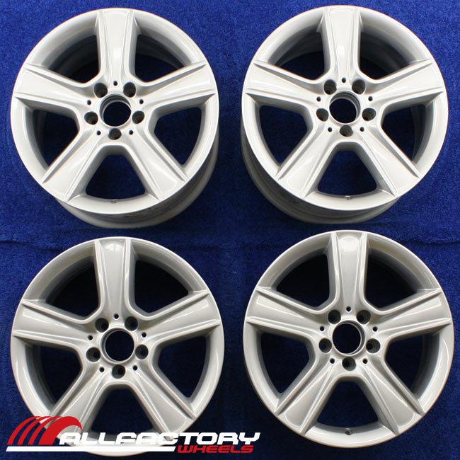 Mercedes c-class c300 c350 17" 2010 2011 oem rims wheels set 4 four 85099 85100