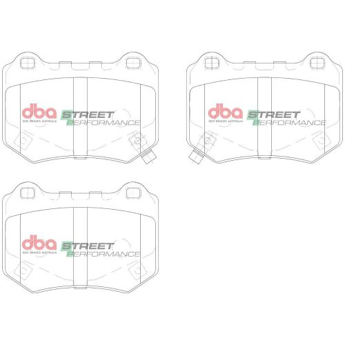 Dba street performance brake pads rear for subaru impreza wrx/sti 2017-2021