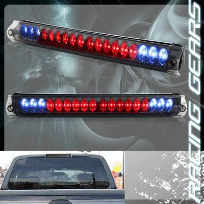 1997-2003 ford f-150 chrome housing gunmetal smoke lens led rear 3rd brake light