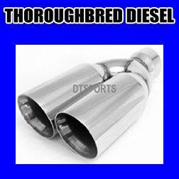 Different trends exhaust tip-3" in 5" out-stainless  5" dual wall-18.75" long